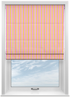 The British Stripe Co. Catherine, Notting Hill No.2 - Twist&Fit Roman Blind